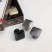 Handle meb. button met. KNOPA black matte, AKS