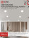 NPB DECO-GX53-RL-WH ceiling lamp for lamp GX53 90x52mm white IN HOME