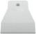White rubber spatula 60 mm