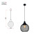 Pendant lamp Rivoli Rebeca 5096-201 1 x E27 40W Loft - country ceiling