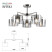 Люстра Rivoli Bonnie 2078-305 5 х Е14 40 Вт классика