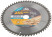 Circular saw blade for wood 255 x 30 x 60T