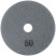 Diamond flexible grinding wheel AGSHK (Velcro), dry grinding, 100 mm, P 50