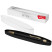 Berlingo "Golden Standard" ballpoint pen blue, 0.7 mm, black/gold case, push-button, plast.The case