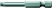 868/4 Z Robertson Inner Square bits, viscous hardness, Shank 1/4" E 6.3, #2 x 152 mm