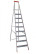 The stepladder is made of steel plates. "Anchor" 9 steps