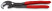 RAPTOR® Клещи переставные -гаечный ключ,10-32 мм (3/8"- 1 1/4"), L-250 мм, серые, 1-к ручки, держатель