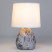 Rivoli Damaris 7037-501 Table Lamp 1 * E14 40W ceramic black and white with lampshade