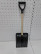 Car shovel 275x365mm (galvanized bar) with wooden handle and V-handle (No. 7)