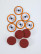 Fiber ceramic disc P60 75 mm. set of 5 pcs.