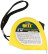 Tape measure elastic body, blue-yellow "Modern", double stopper 3 m x 19 mm