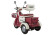 Electric tricycle Rutrike Gelbert Mercury 48V/60V 650W, white and red