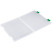 Document folder STAMM A4, 230*305*23mm, plastic, transparent, green latches