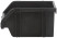 Mounting tray plastic black 125x150x230 mm