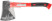 The axe is forged steel, reinforced fiberglass handle 1000 gr.