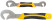 Ключи универсальные, прорезиненные ручки, 2 шт. (9-22 мм; 23-32 мм)