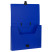Briefcase folder 1 compartment STAMM "Standard" A4, 1000mkm, locked, plastic, blue