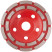 Diamond grinding disc, landing diameter 22.2 mm, segmented, double row 125 mm
