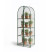 Greenhouse greenhouse on the windowsill Geoplastboard 59x39x160 cm 4 shelves with a cover arch color green