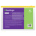 Berlingo B5 zippered envelope folder, 150 microns, with a pocket for business cards, transparent, assorted