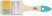 Flute brush, natural light bristles, wooden handle 2" (50 mm)