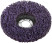 Polymer stripping disc 125 mm, purple, hard