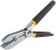 Crimping pliers for sheet metal, PVC coated handles, 255 mm