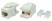 KJ8-8P8C-C6A-180-WH Keystone Jack Insert RJ-45(8P8C), Category 6a (10G), 180 degree type, White