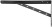 Corner bracket reinforced black 350x250 mm