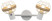 Rivoli Anselma 7034-702 spot wall and ceiling lamp 2 x E14 40 W rotary