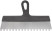 Шпатель фасадный нержавеющий зубчатый 350 мм / зуб 10 мм