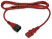 PWC-IEC13-IEC14-1.8-RD Power cable computer monitor IEC 320 C13 - IEC 320 C14 (3x0.75), 10A, straight plug, 1.8m, color red (PVS-AP-3*0,75-250- C13C14-10-1,8 GOST 30851.1-2002 (IEC 60320-1:1994))