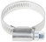 Хомут обжимной накатной, ширина 9 мм, нерж.сталь 20-32 мм