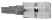 1/4" End head with insert for TORX screws, T25