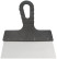 Spatula, stainless steel blade, 200mm plastic handle