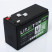 Lithium traction battery LITJET BLACK LiFePO4 12V 7Ah 90Wh IP67