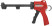Gun for sealant 225 mm, polyamide reinforced housing, Profi