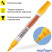 Marker paint MunHwa "Industrial" yellow, 4mm, nitro base, for industrial use