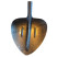 Shovel for crushed stone "Heart" rail steel