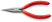Плоскогубцы для регулировки реле, прямые узкие плоские губки без насечки 34 мм, L-135 мм, чёрн., 1-к ручки