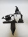 Large garden figurine "Gnome with watering can"