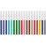 Markers STAMM "Alice", 18 colors, washable, package, European weight