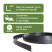 Plastic Mango Geoplastboard garden curb, height 55 mm, 10 meters +30 stakes, black