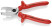 Кабелерез VDE с двойными режущими кромками, рез: кабель Ø 20 мм (70 мм², AWG 2/0), L-200 мм, диэлектр., хром, 1-к ручки