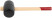 Rubber mallet, wooden handle 65 mm ( 600 gr )