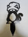 Large garden figurine "Cute cat in a hat"