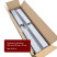 PVC plastic bed 1x3 m height 27 cm, grey