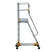 Warehouse ladder-platform of 5 steps