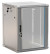 TWB-2745-GP-RAL7035 Wall cabinet 19-inch (19"), 27U, 1304x600x450mm, glass door with perforation on the sides, handle with lock, color gray (RAL 7035) (disassembled)