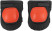 Protective knee pads with plastic cups